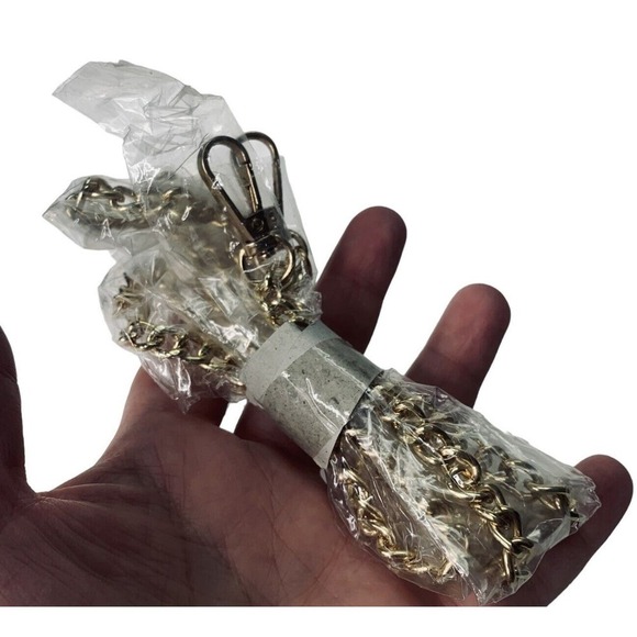 Understated Leather Vegan Crescent Clutch Fringe Handbag Ivory Dustbag NWOT $110 - Picture 10 of 10